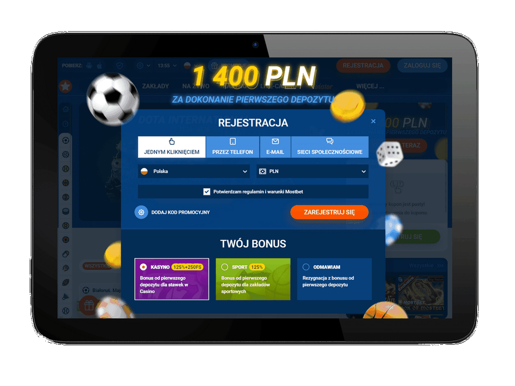 Gry na stronie kasyna MostBet